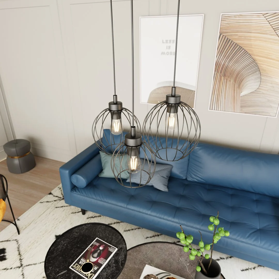 Hanglamp Flolino Zwart Ø24 cm - Afbeelding 5