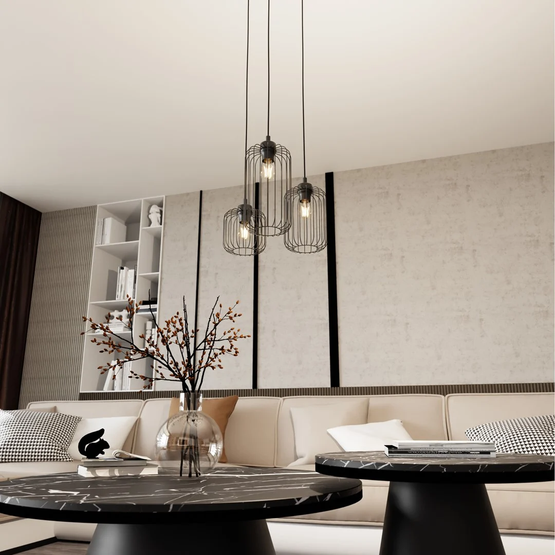 Hanglamp Priekio Zwart Ø16 cm - Afbeelding 5