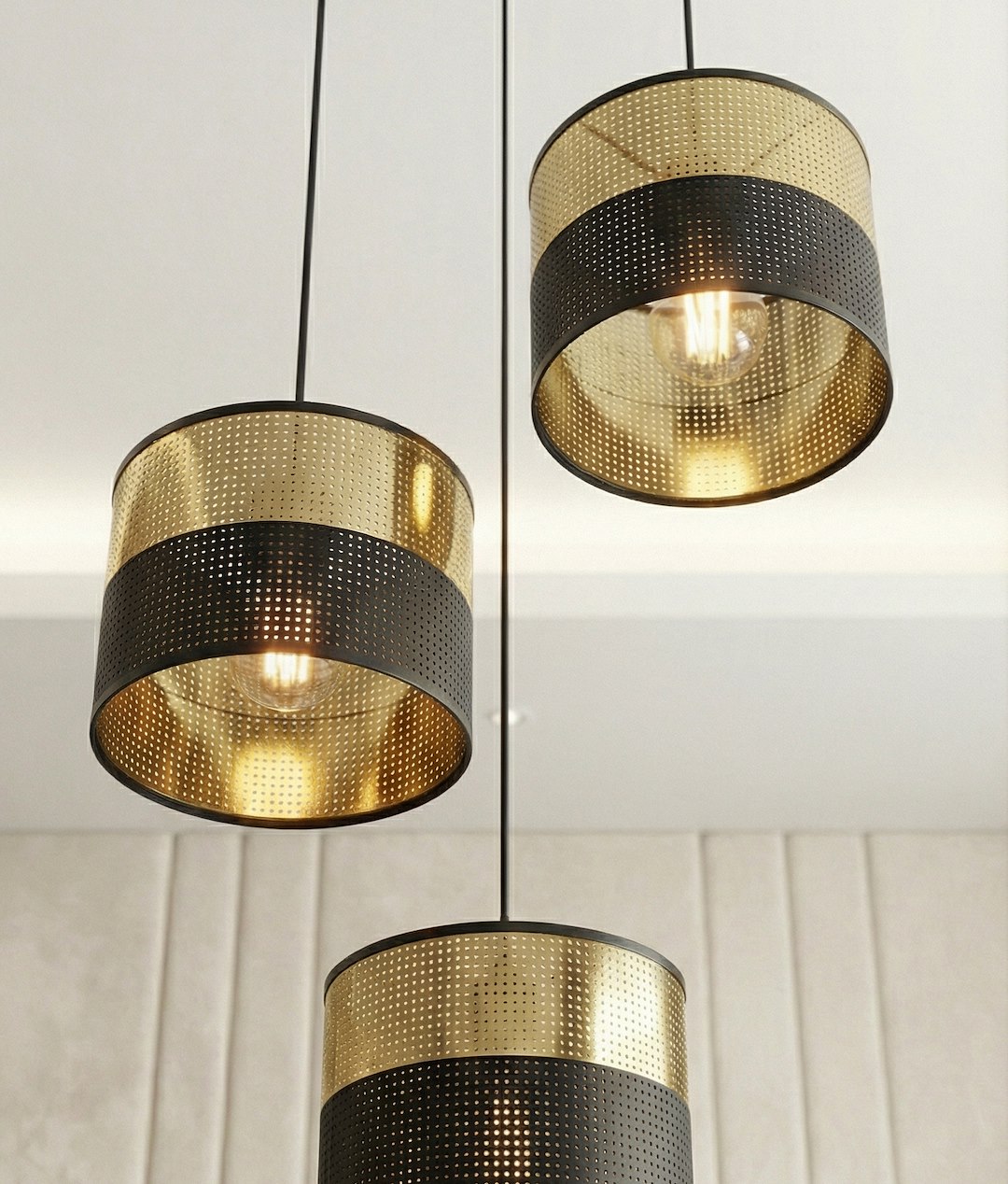 Hanglamp Gooltund Zwart Ø20 cm - Afbeelding 5