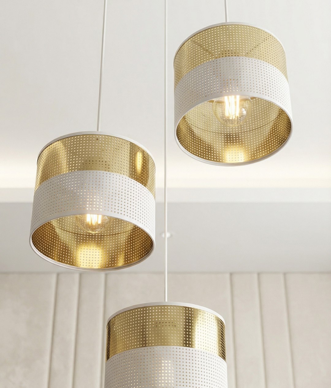 Hanglamp Gijon Wit Ø20 cm - Afbeelding 5