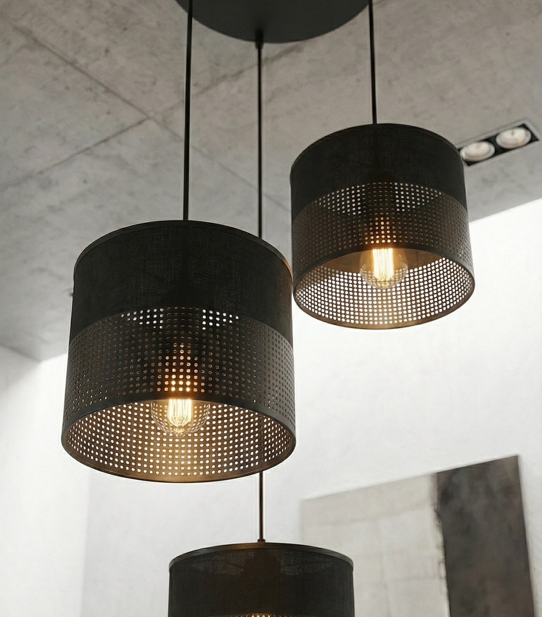 Hanglamp Treisen Zwart Ø20 cm - Afbeelding 5