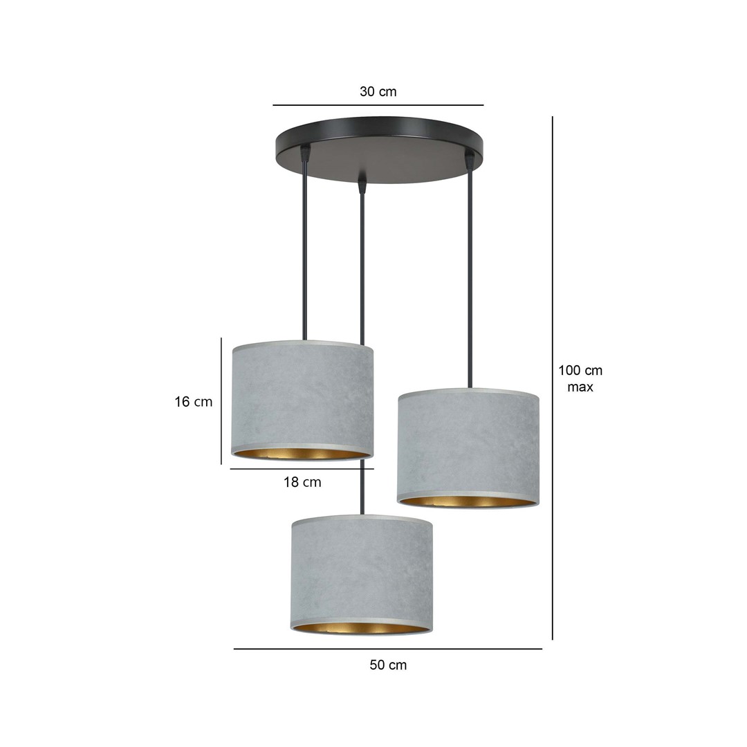 Hanglamp Lostio Zwart Ø20 cm - Afbeelding 5