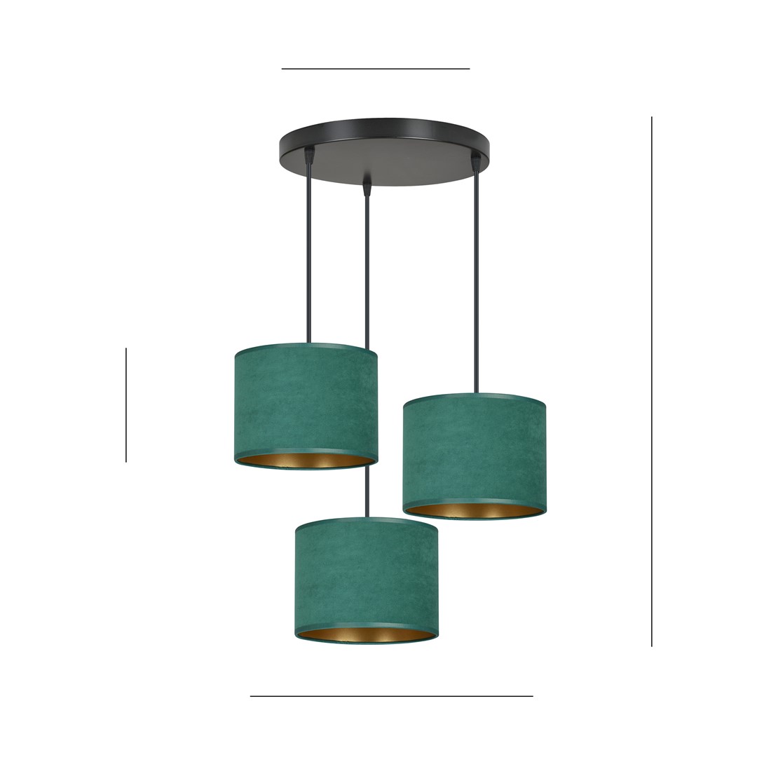 Hanglamp Saarnos Zwart Ø20 cm - Afbeelding 5