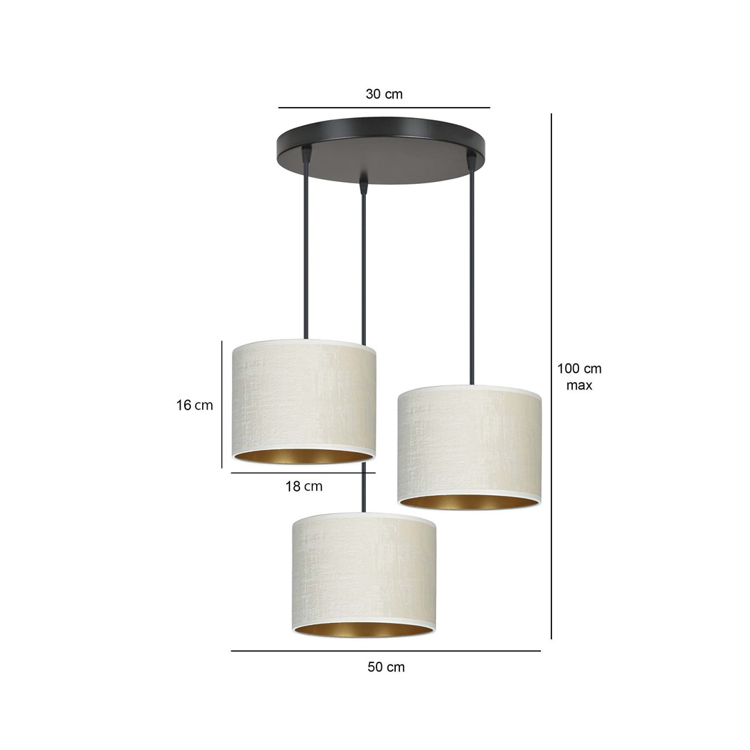 Hanglamp Fleetira Zwart Ø20 cm - Afbeelding 5