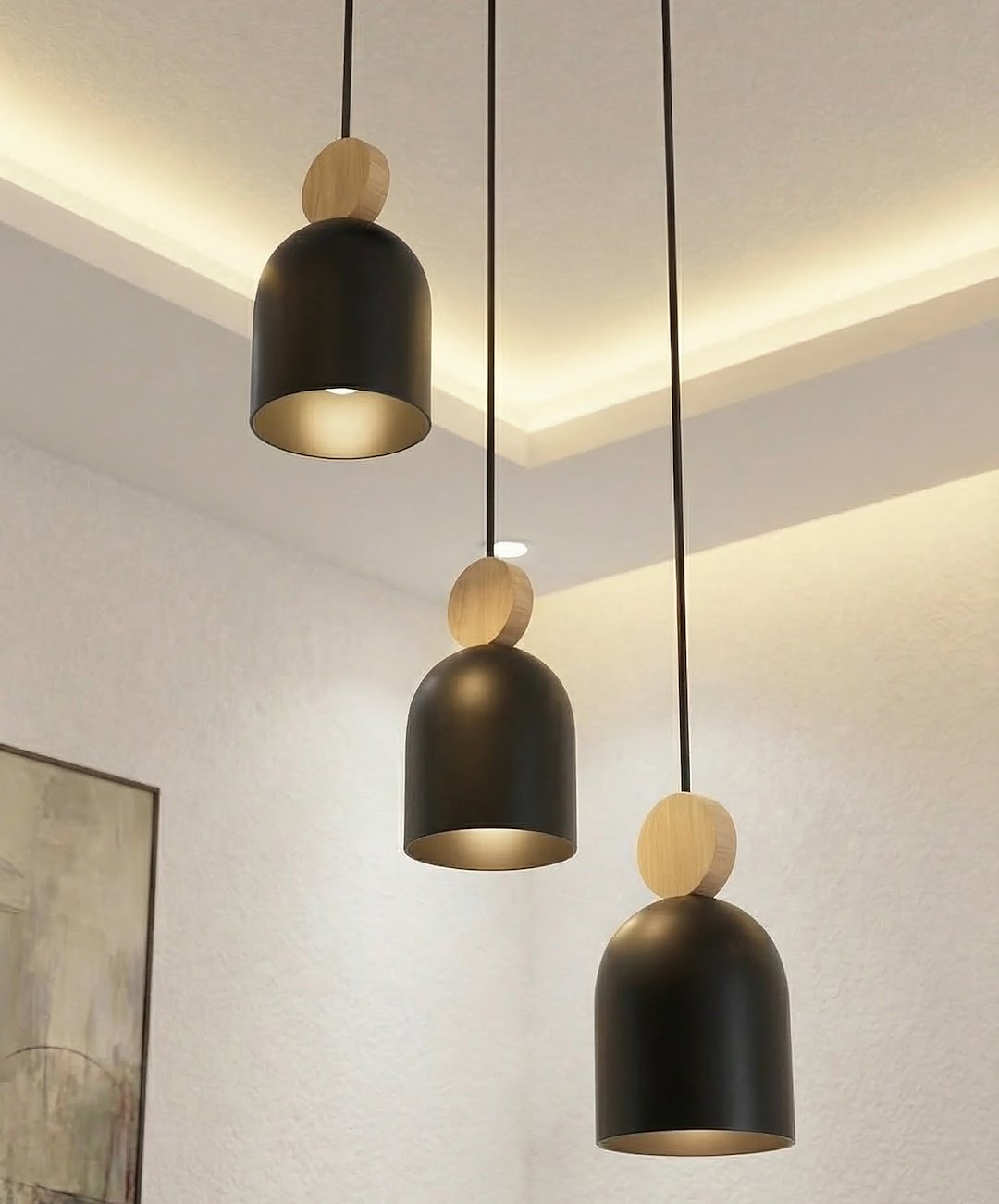 Hanglamp Priernund Zwart - Afbeelding 6