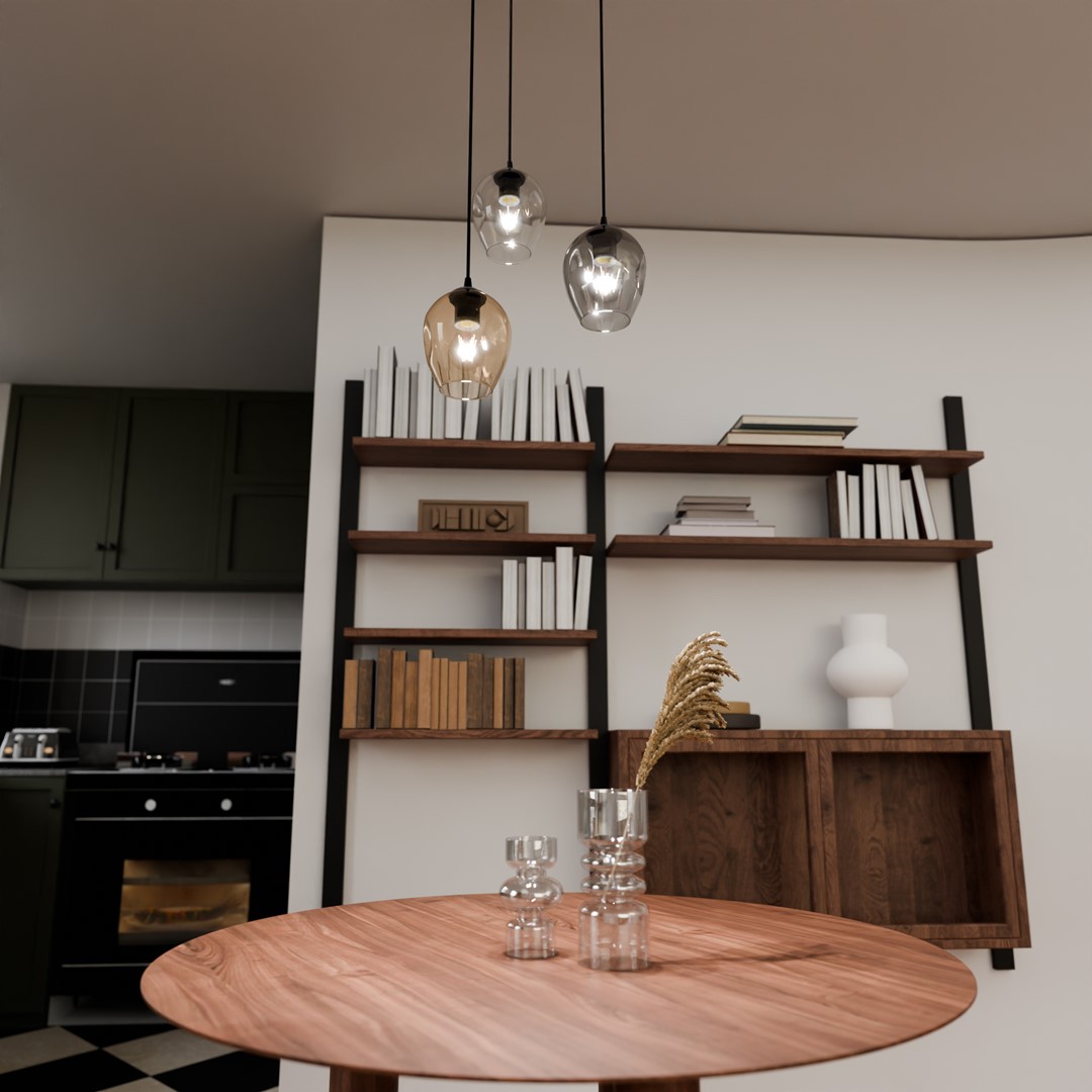 Hanglamp Skielton Zwart Ø14 cm - Afbeelding 6