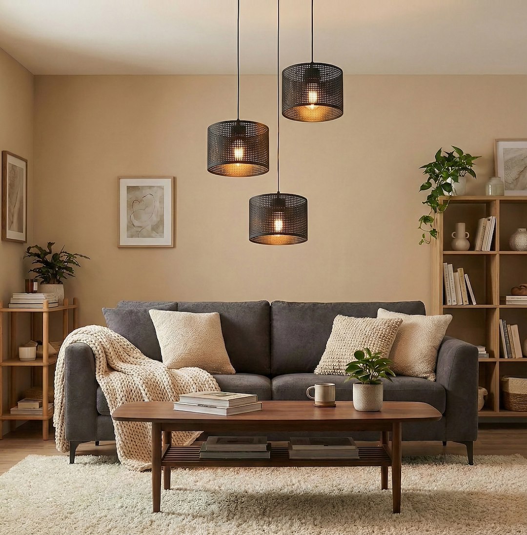 Hanglamp Trinu Zwart Ø20 cm - Afbeelding 6