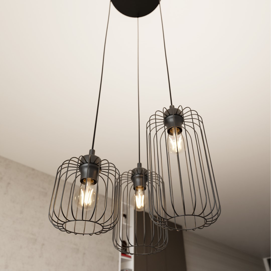 Hanglamp Priekio Zwart Ø16 cm - Afbeelding 6