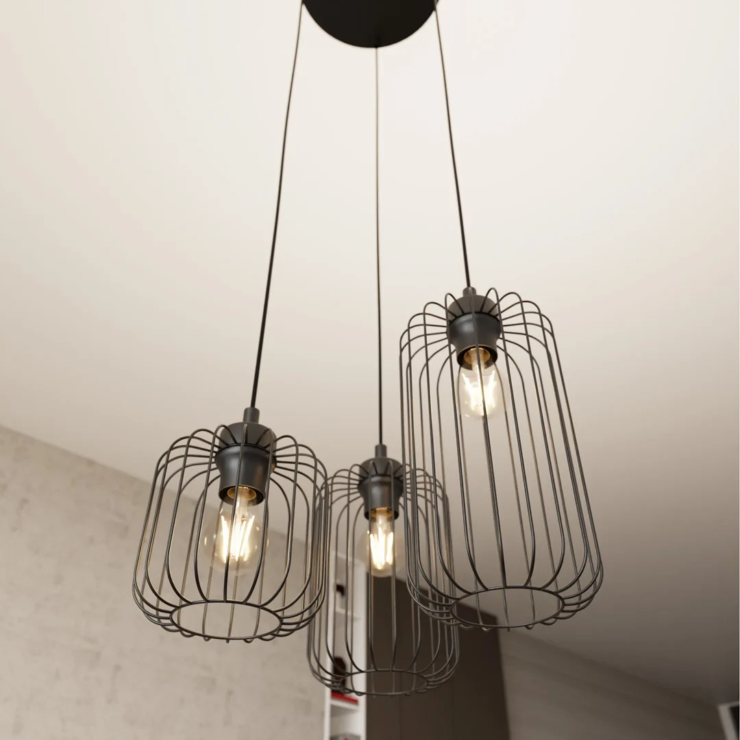 Hanglamp Priekio Zwart Ø16 cm - Afbeelding 6