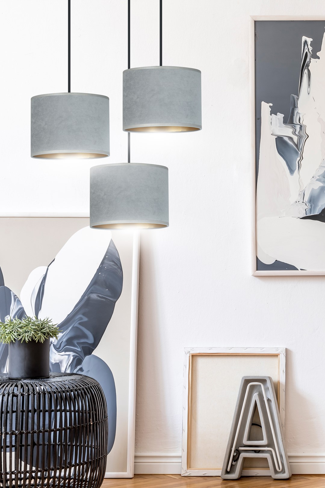 Hanglamp Lostio Zwart Ø20 cm - Afbeelding 6
