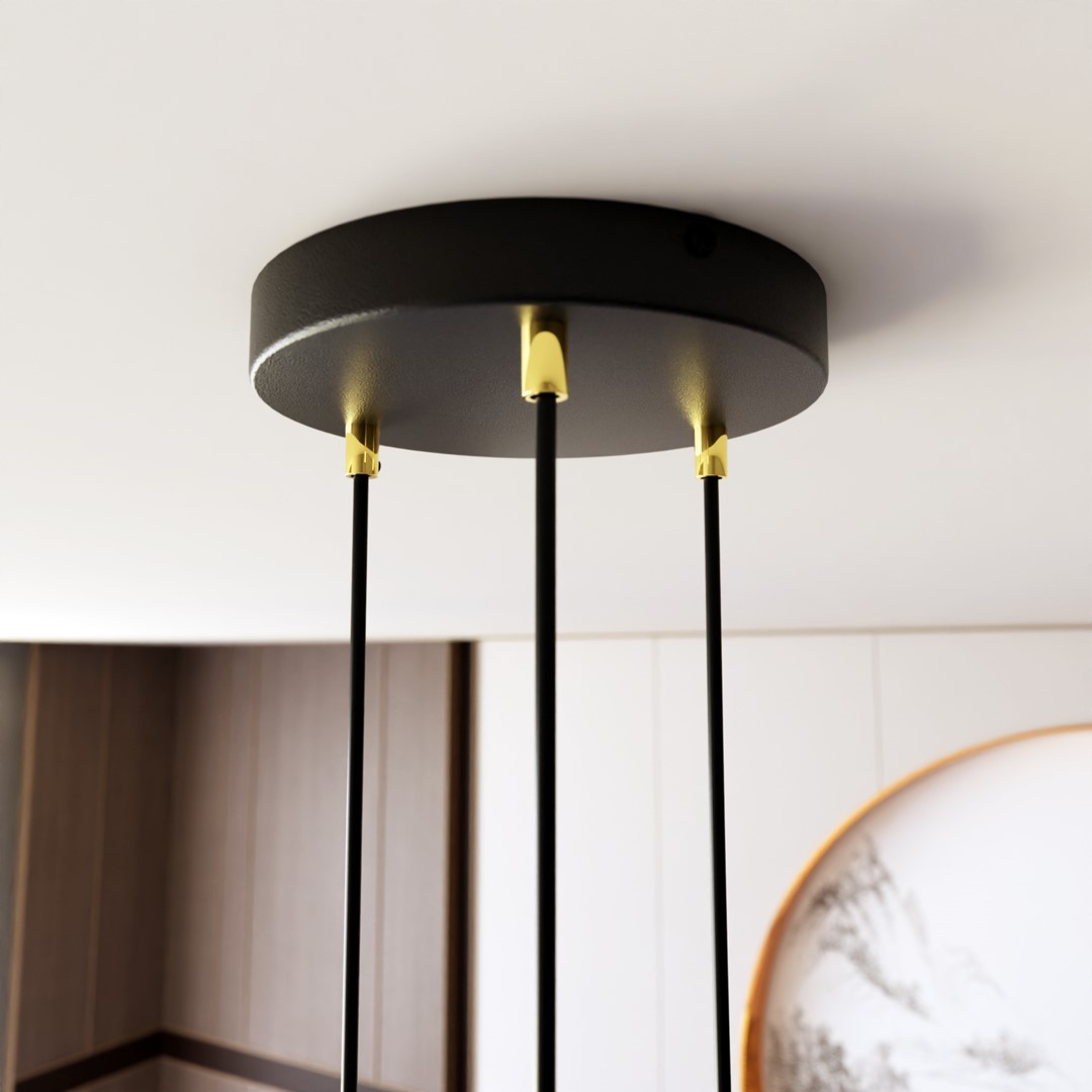 Hanglamp Troonnira Zwart Ø2 cm - Afbeelding 7