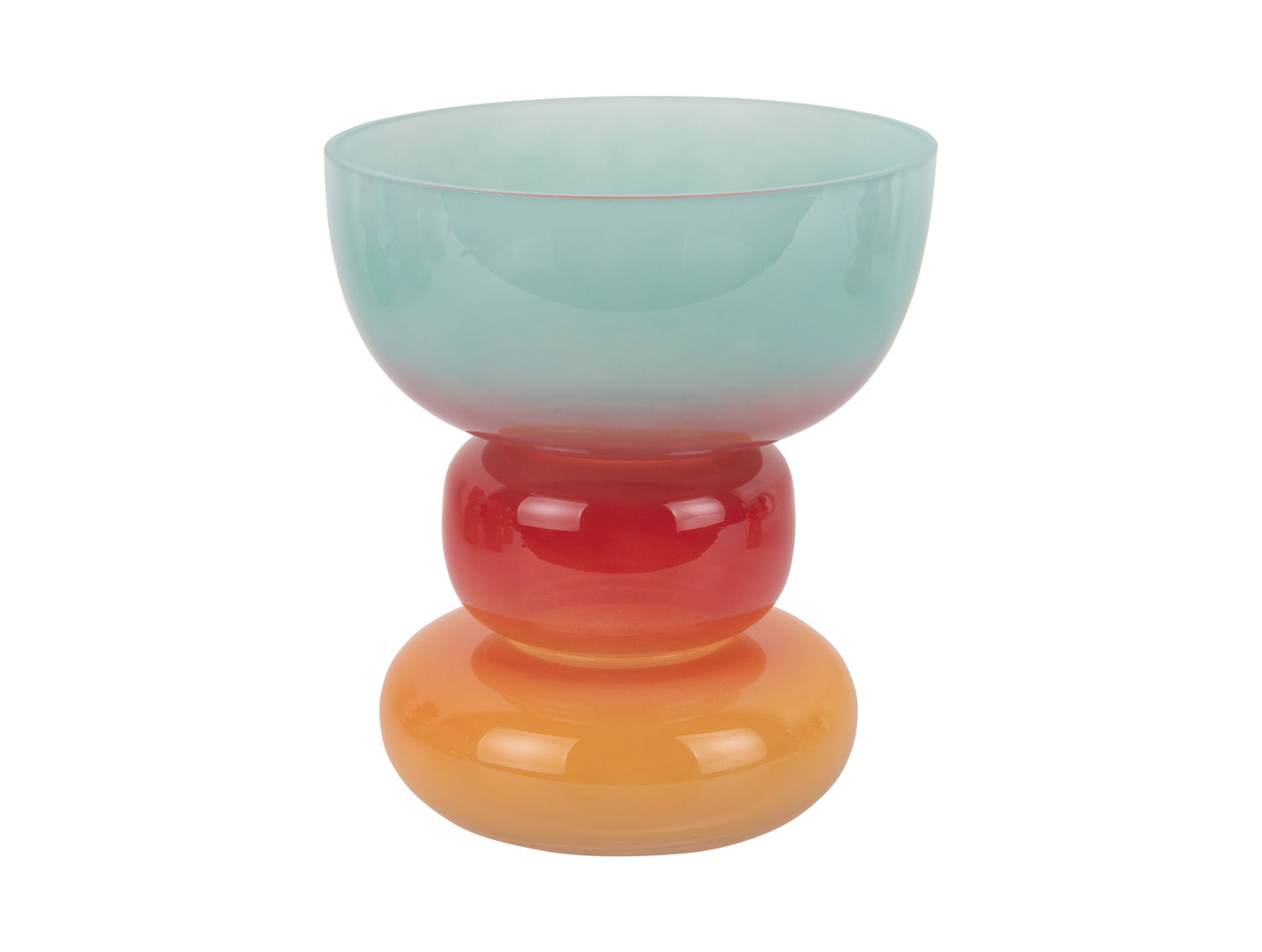 Vaas Bivan Glas Meerkleurig Ø18 cm