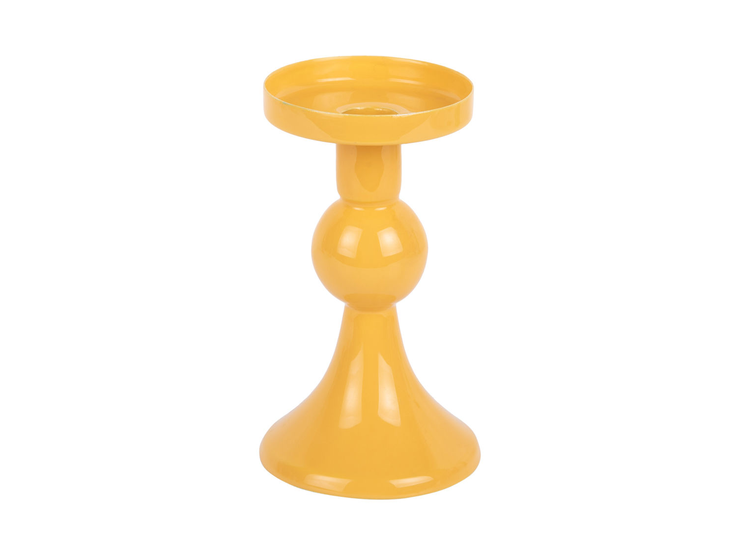Kandelaar Kirdu Helder Geel H15 cm