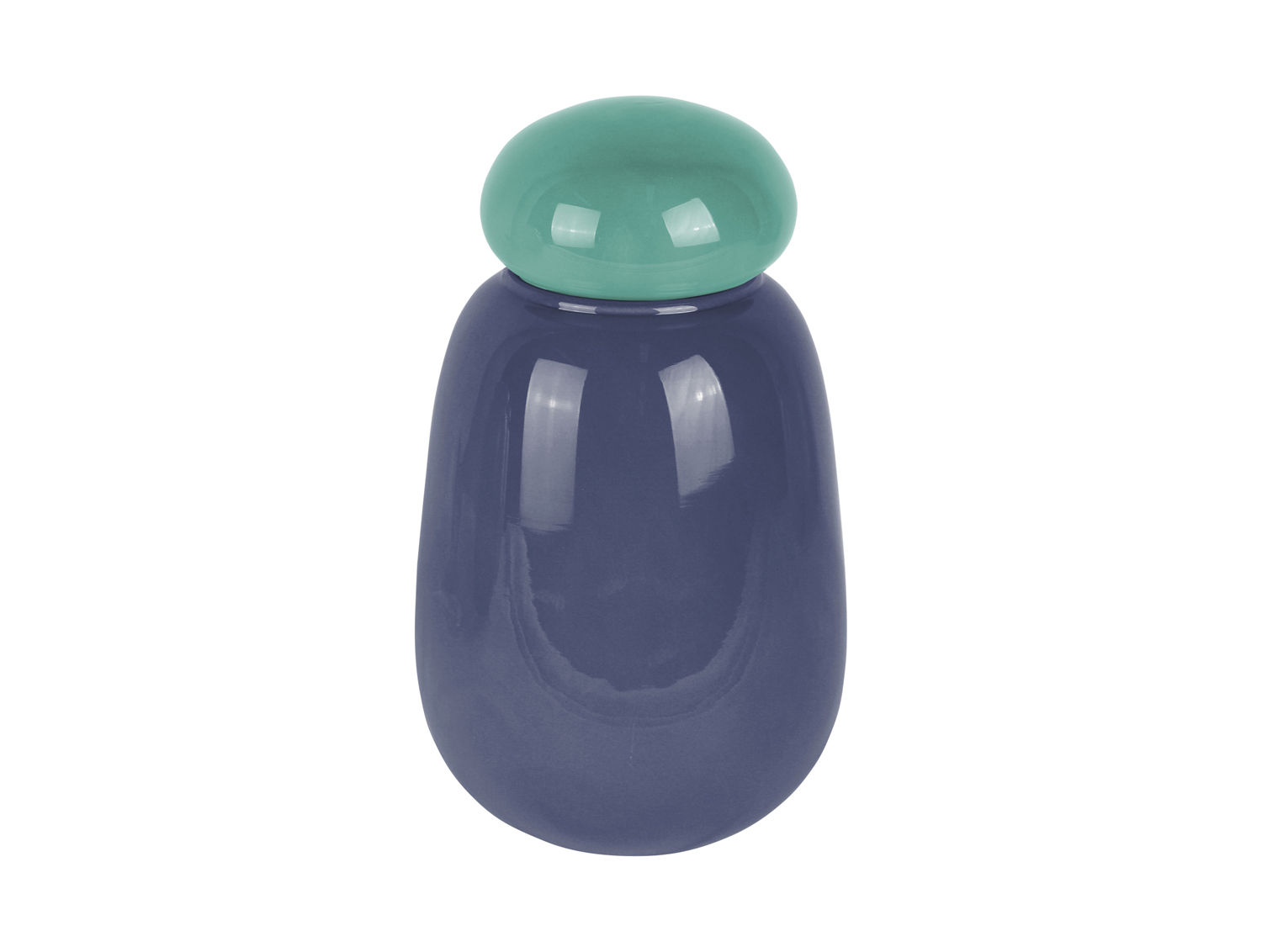 Vaas Tudonte Donkerblauw H22 cm