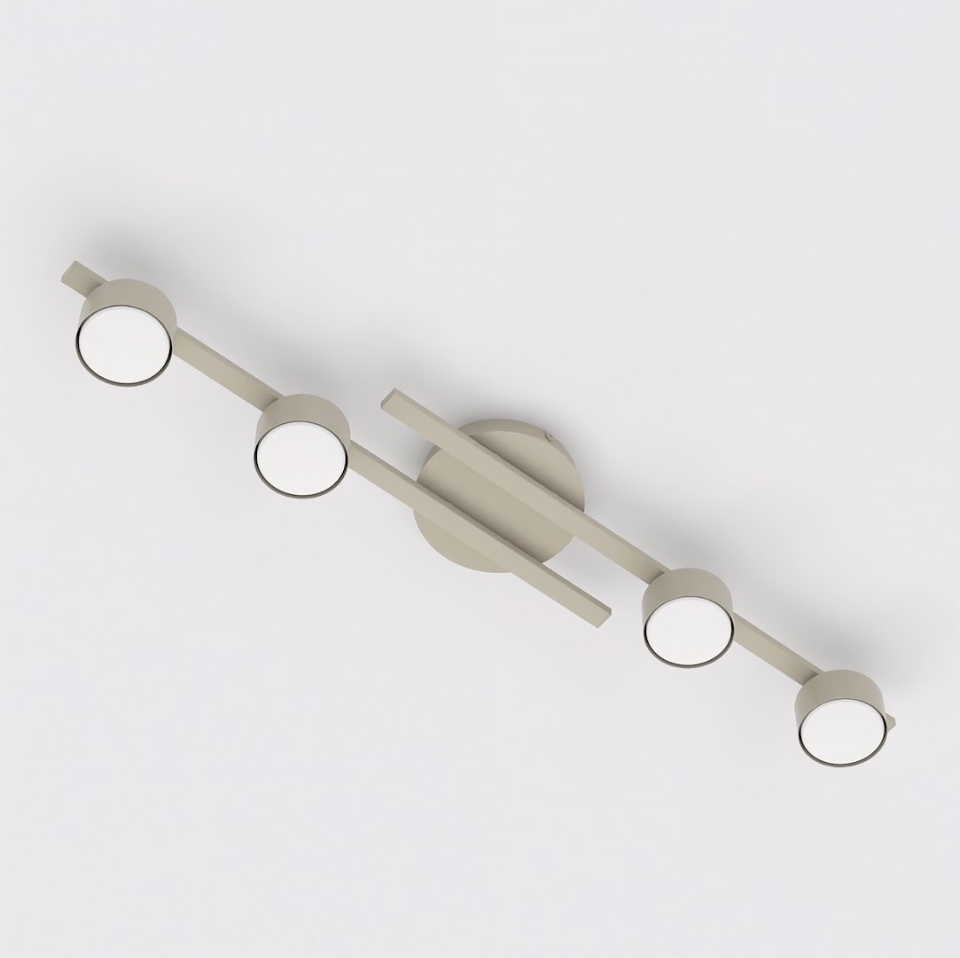 Plafondlamp Beerdora Beige