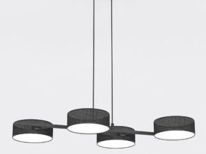 Hanglamp Sleernak Zwart Ø20 cm