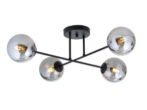 Plafondlamp Findund Zwart Ø14 cm