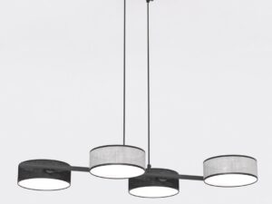 Hanglamp Mibund Zwart Ø20 cm