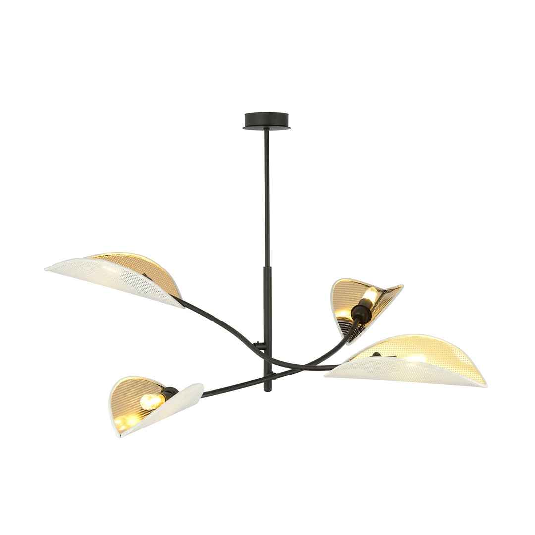 Plafondlamp Trirmon Zwart Ø12 cm