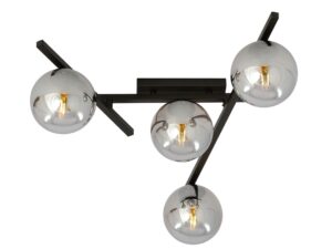 Plafondlamp Jaannea Zwart Ø15 cm