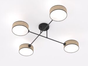 Plafondlamp Rhea Bruin Ø20 cm