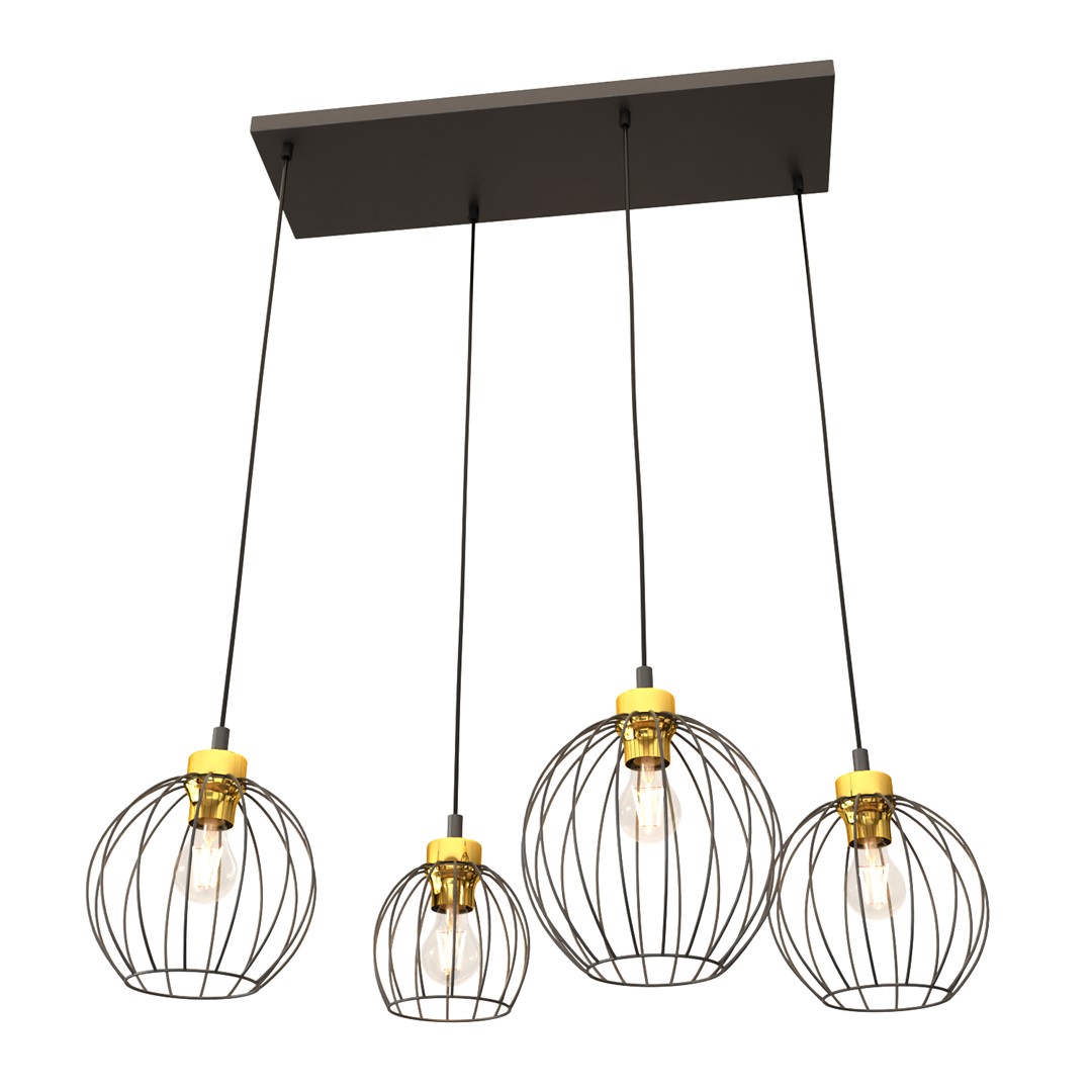 Hanglamp Stoolel Zwart Ø24 cm