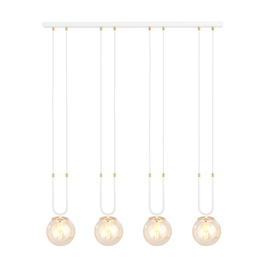 Hanglamp Joosia Wit Ø14 cm
