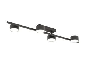 Plafondlamp Steidena Zwart Ø8 cm