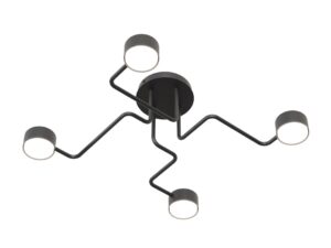 Plafondlamp Veimma Zwart