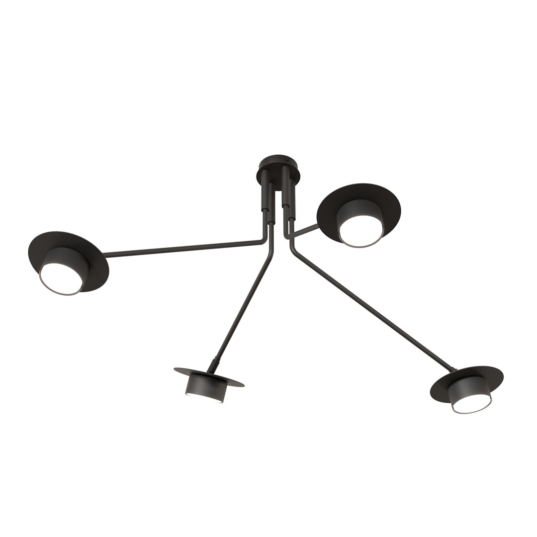 Plafondlamp Jeilaro Zwart
