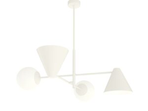 Kroonluchter Flaubor Wit Ø15 cm