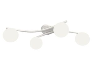 Plafondlamp Greevio Wit Ø15 cm