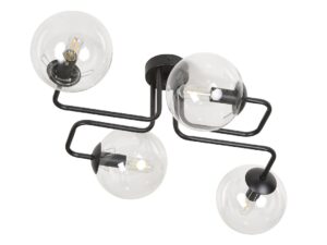 Plafondlamp Jornea Zwart Ø14 cm