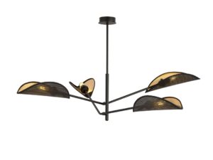 Plafondlamp Vurres Zwart Ø12 cm
