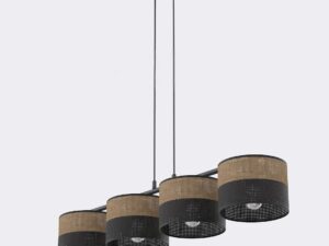 Hanglamp Meelino Zwart Ø20 cm