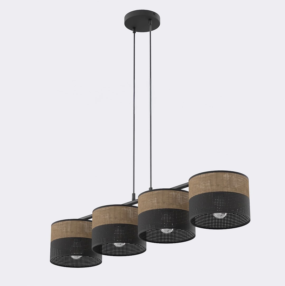 Hanglamp Meelino Zwart Ø20 cm