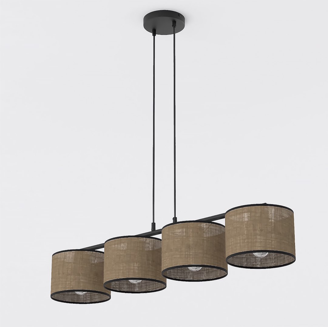 Hanglamp Jistone Bruin Ø20 cm