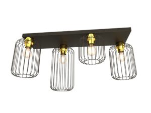 Plafondlamp Flenol Zwart Ø16 cm