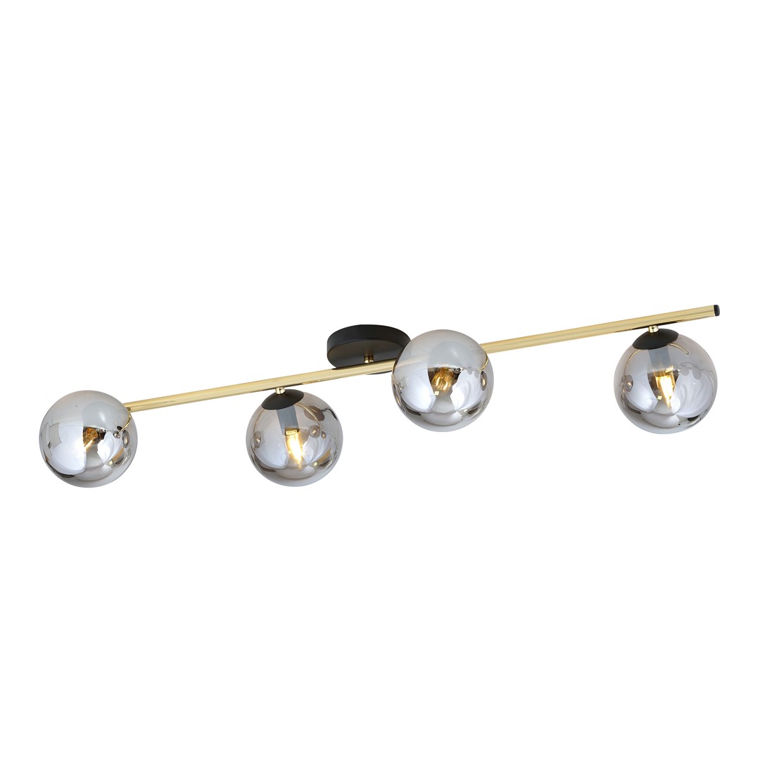 Plafondlamp Triesty Zwart Ø14 cm