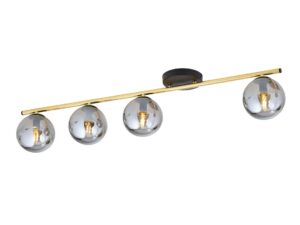 Plafondlamp Saarrura Zwart Ø14 cm