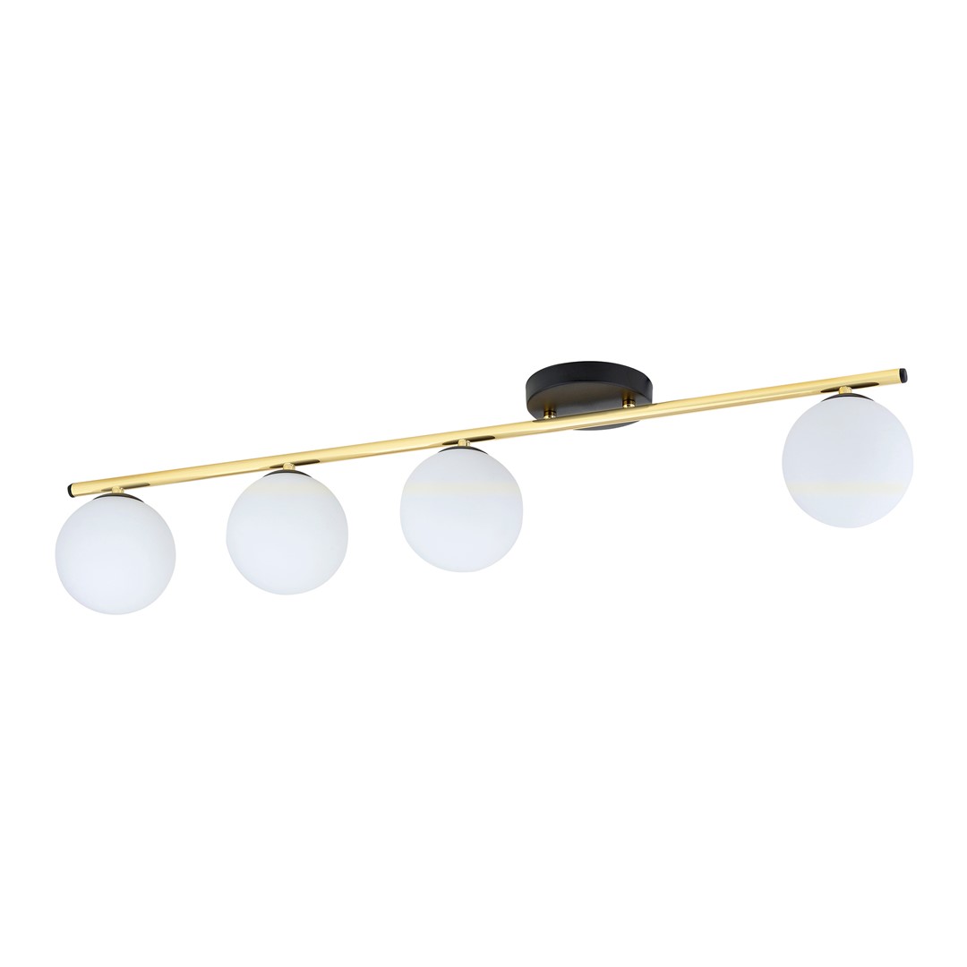 Plafondlamp Pimmon Zwart Ø14 cm
