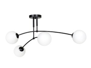 Plafondlamp Cissos Zwart Ø15 cm