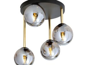 Plafondlamp Kunnan Zwart Ø14 cm