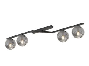 Plafondlamp Sloormaro Zwart Ø14 cm