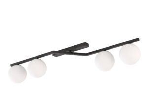 Plafondlamp Reevonte Zwart Ø14 cm