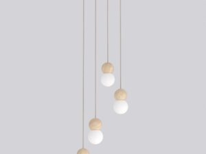 Hanglamp Sleillena Beige Ø10 cm