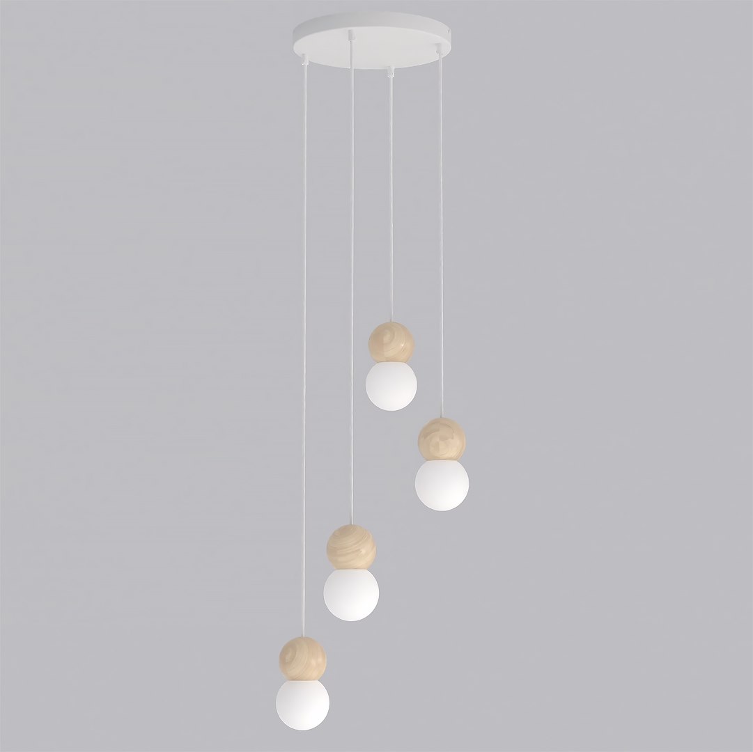 Hanglamp Zurdir Wit Ø10 cm