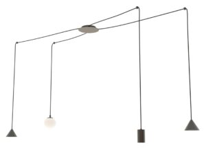 Hanglamp Bronses Zwart