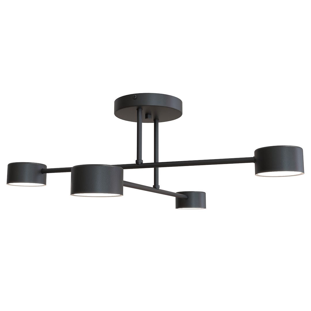 Plafondlamp Grotund Zwart