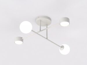 Plafondlamp Piedio Wit Ø10 cm